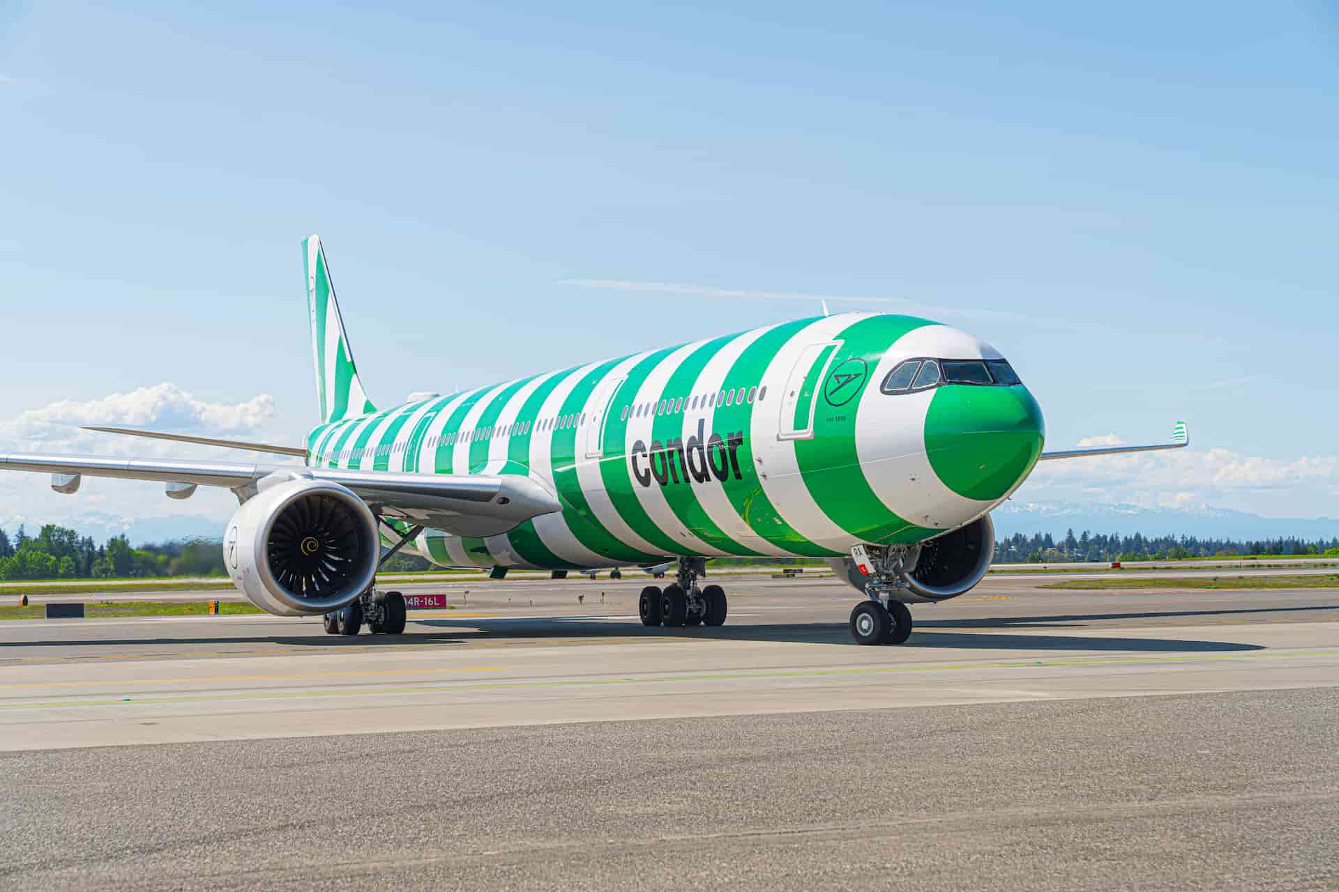 condor airlines a330-900neo striped livery aircraft 2026